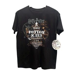New Harry Potter Women’s Boyfriend Fit Tee Shirt Potion 113 T Shirt Size XS NWT